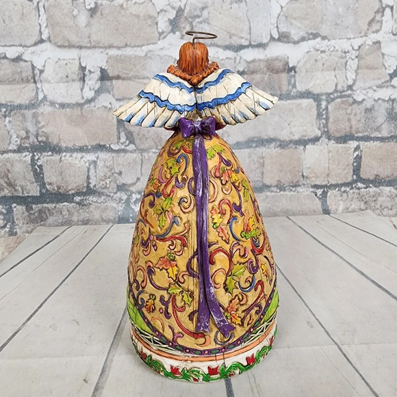 Jim Shore 2004 Retired Heartwood Creek Bountiful Angel 9.5" H B117675 Colorful - Picture 8 of 15